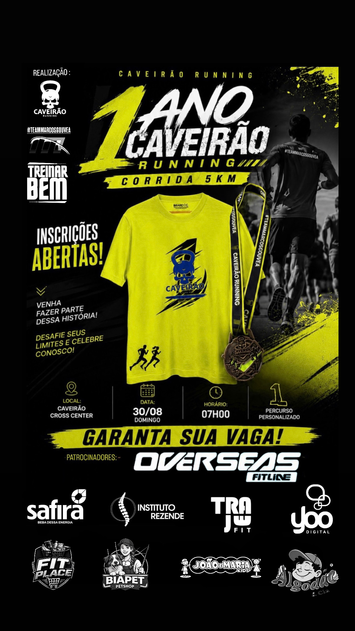 1 ANO CAVEIRÃO RUNNING